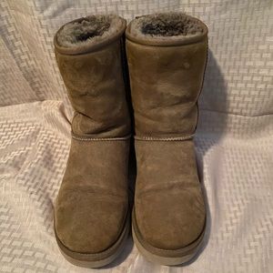 UGG Womens Eucalyptus Spray Suede Boots Sz 10
